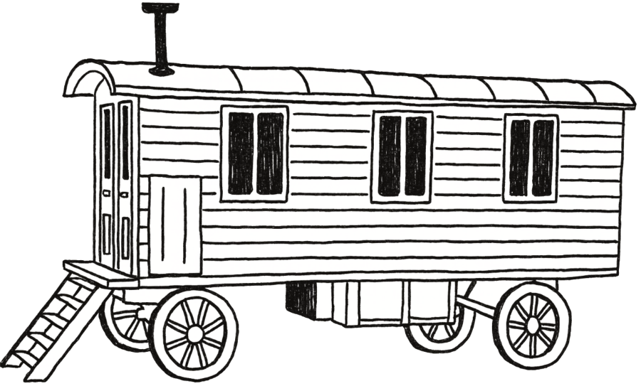 bauwagen-alt-ungnade Illustration eines Bauwagens auf dem Bauwagenplatz Alt Ungnade bei Greifswald